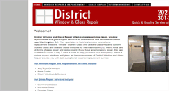 Desktop Screenshot of districtwindowandglassrepair.com